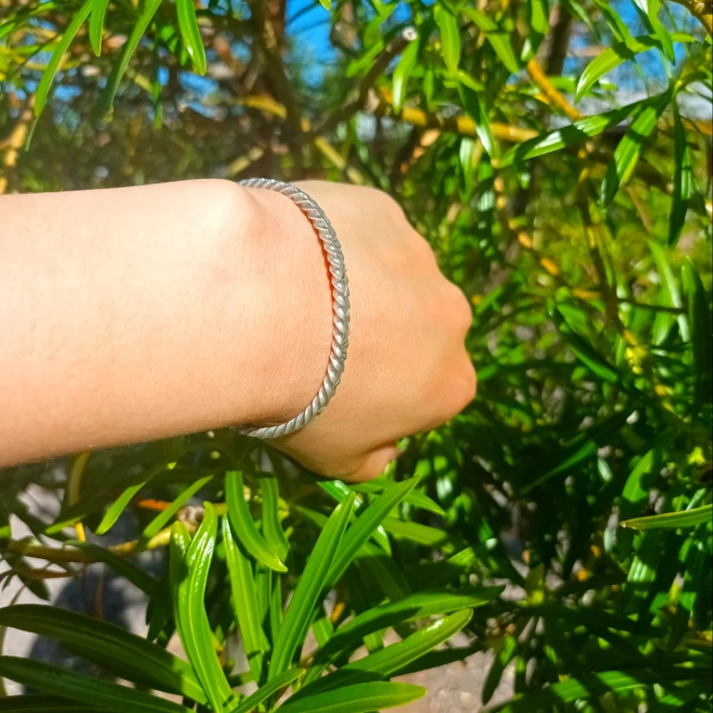 Sterling Silver Navajo Bracelet - Picture 5 of 6